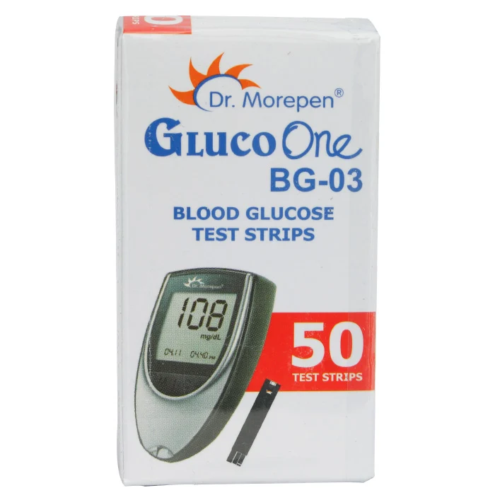 Dr.Morepen Gluco One Bg-03 Blood Glucose Test Strips 50'S