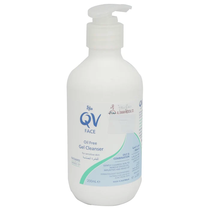 Ego Qv Face Oil Free Gel Cleanser 200ml
