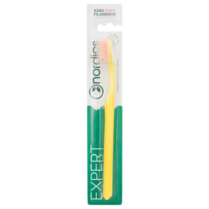 Nordics Expert Curve Toothbrush Yellow(Soft)-6580