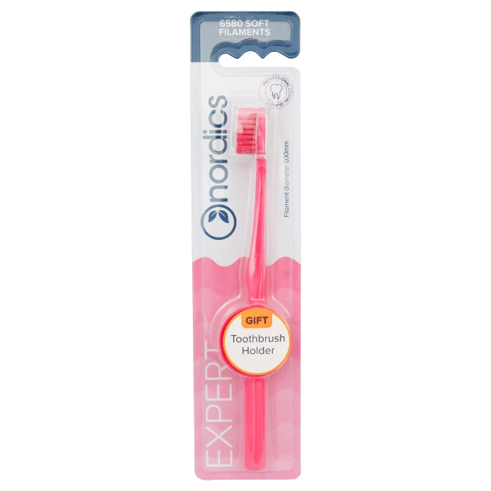 Nordics Expert Toothbrush Pink(Soft)-6580