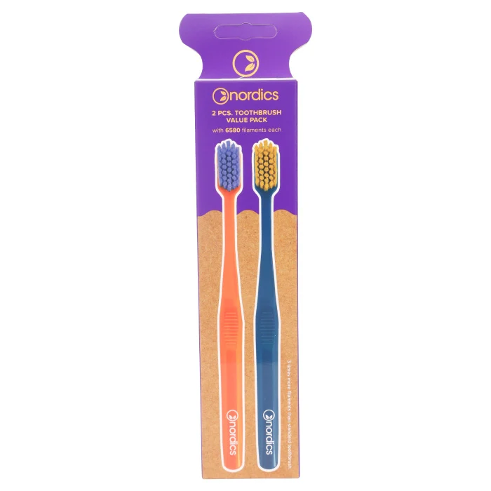Nordics Premium Toothbrush 2 Pcs(Soft)-6580
