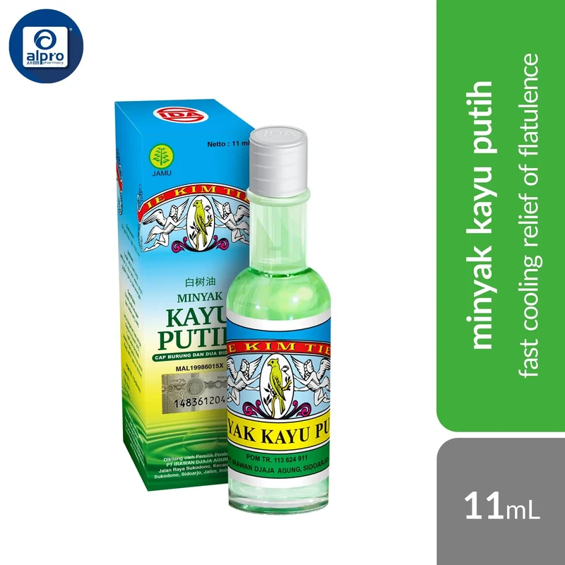 Cap Burung Minyak Kayu Putih 11mL | Fast Cooling Relief Of Flatulence & Insect Bites