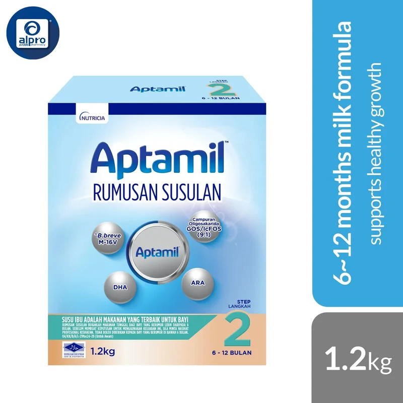 Aptamil Follow-Up Formula Step 2 6~12 Months 1.2kg | Supports Healthy Growth