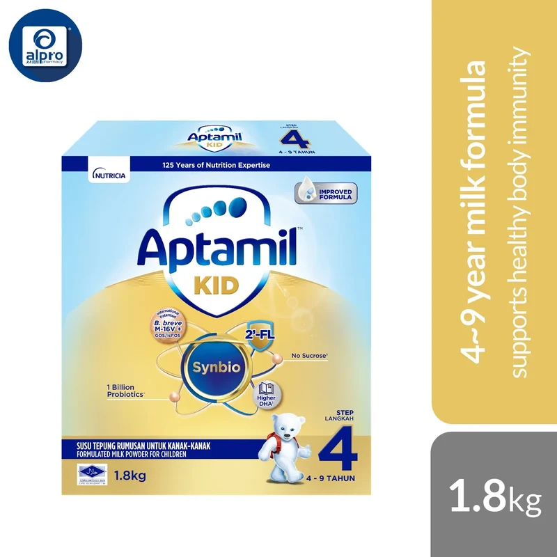 Aptamil Kid Growing Up Formula Step 4 1.8kg | Supports Healthy Body Immunity