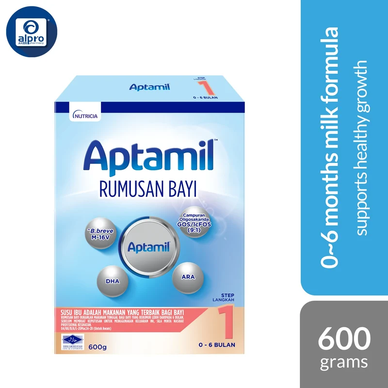 Aptamil Infant Formula Step 1 0~6 Months 600g | Supports Healthy Growth
