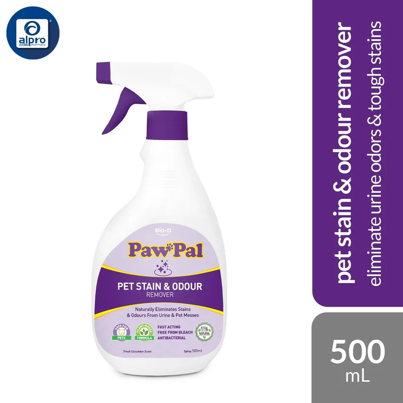 Bio-D Pawpal Pet Stain & Odour Remover 500mL | Eliminate Urine Odors & Tough Stains