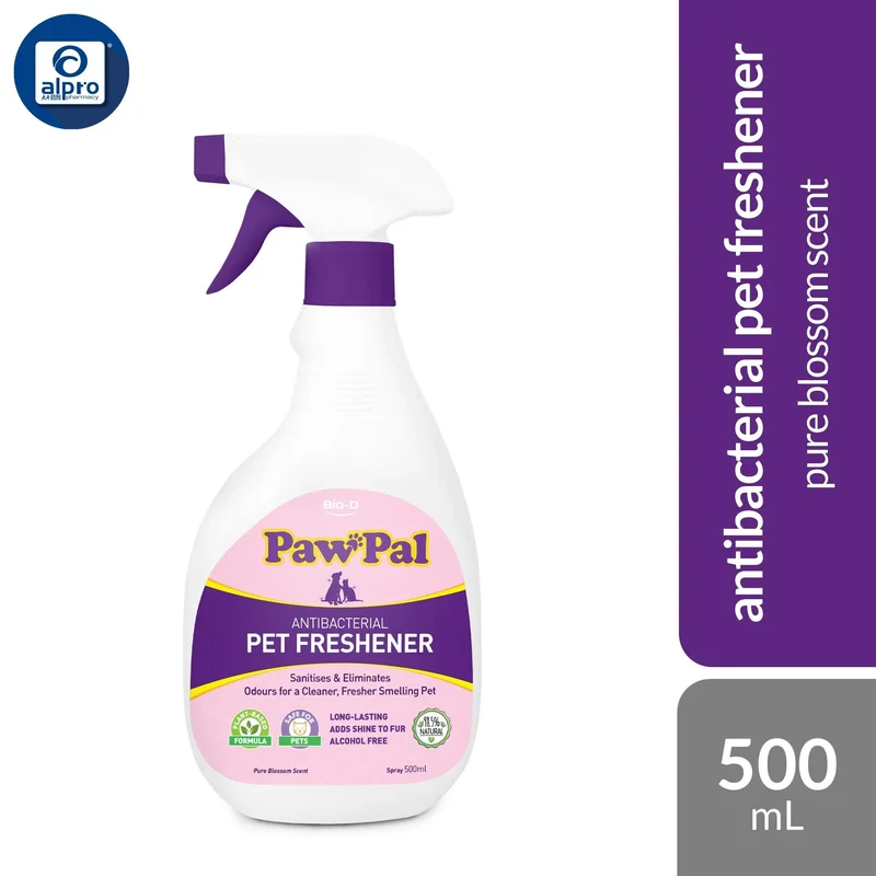 Bio-D Pawpal Antibacterial Pet Freshener 500mL | Long Lasting Pure Blossom Scent