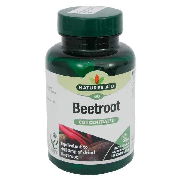Natures Aid Beetroot Capsules 60'S