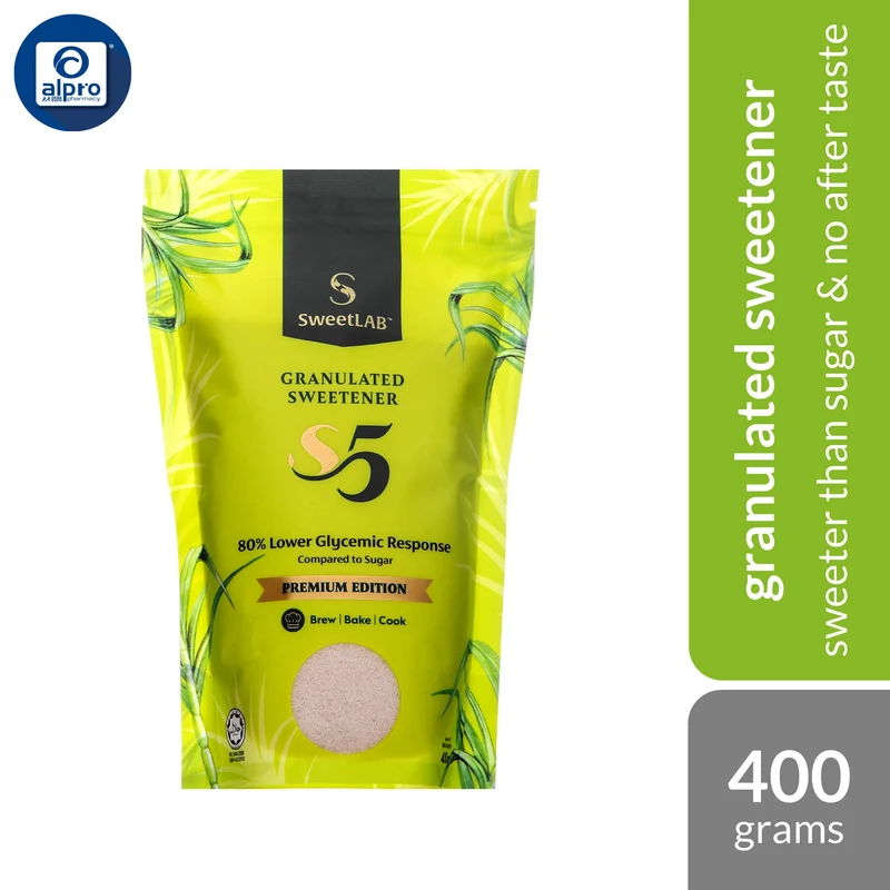 SweetLab S5 Granulated Sweetener 400g | Tastes Sweeter Than Sugar & No After Taste
