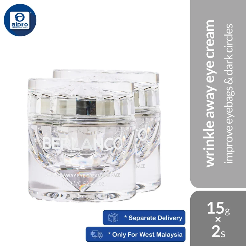 Berlanco Wrinkle Away Eye Cream 15g 2s Combo | Improve Eyebags & Dark Circles