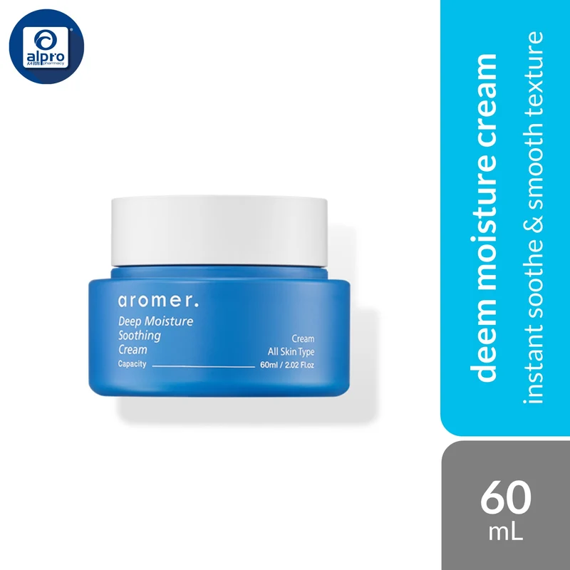 aromer. Deep Moisture Soothing Cream 60mL | Instant Soothe & Smooth Texture