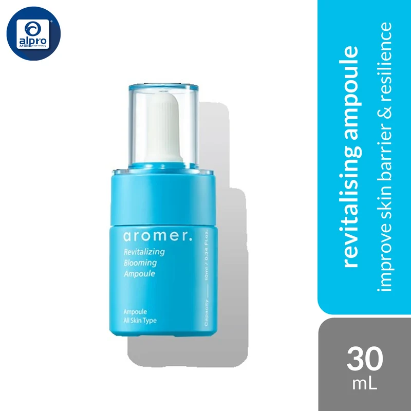 aromer. Revitalizing Blooming Ampoule 30mL | Improve Skin Barrier & Resilience