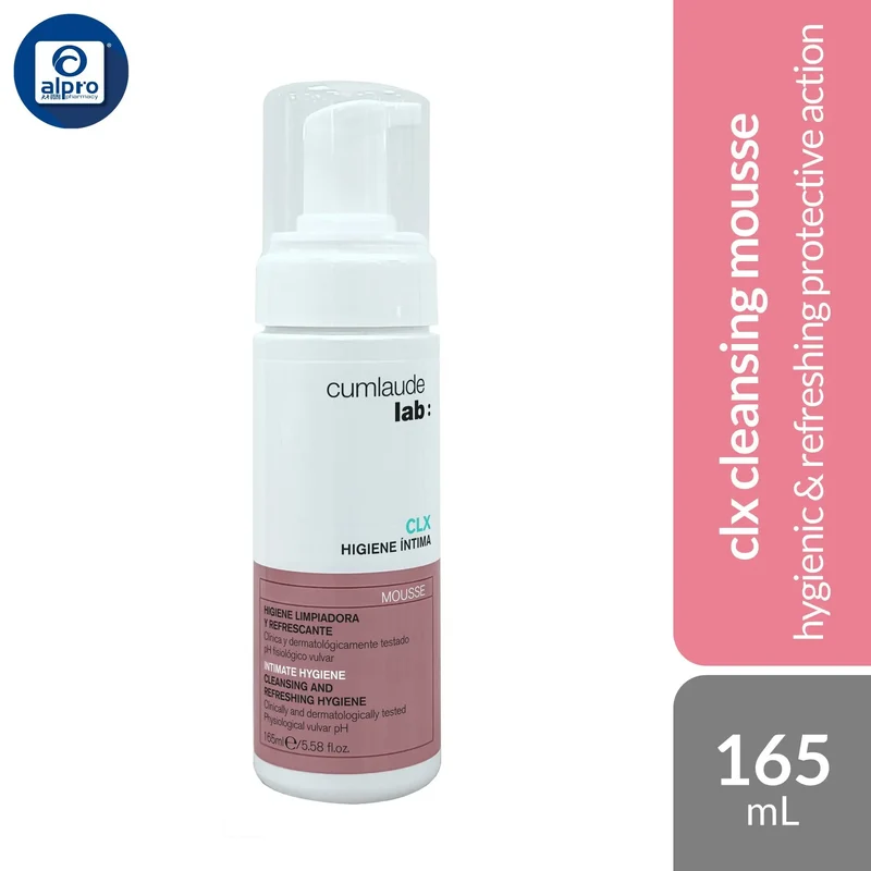 Cumlaude CLX Intimate Cleansing Mousse 165mL | Hygienic & Refreshing Protective Action