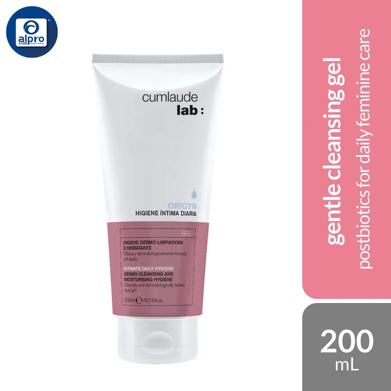Cumlaude Origyn Intimate Hygiene Cleansing Gel 200mL | Postbiotics for Daily Feminine Care