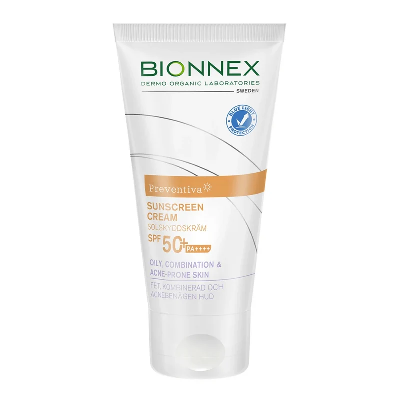 Bionnex Preventiva Oily, Combination&Acne Prone Skin Sunscreen Cream Spf 50+ 50ml
