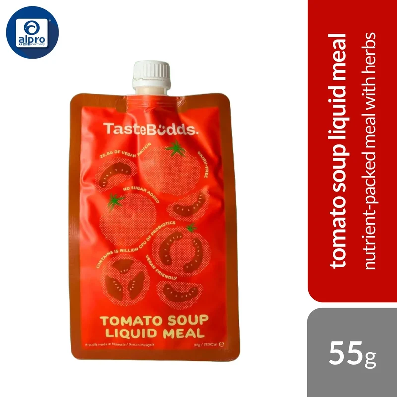 TasteBudds Tomato Liquid Meal 55g | Nutrient-Packed Meal with Herbs