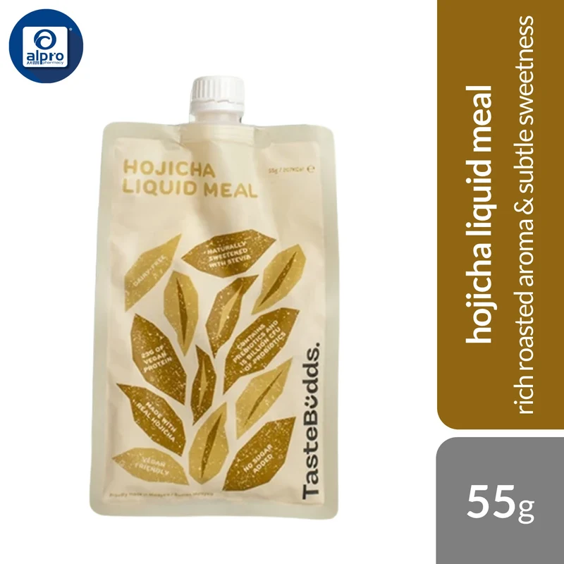 TasteBudds Hojicha Liquid Meal 55g | Rich Roasted Aroma & Subtle Sweetness