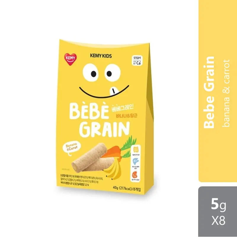 Kemy Kids Bebe Grain - Banana & Carrot 8x5g