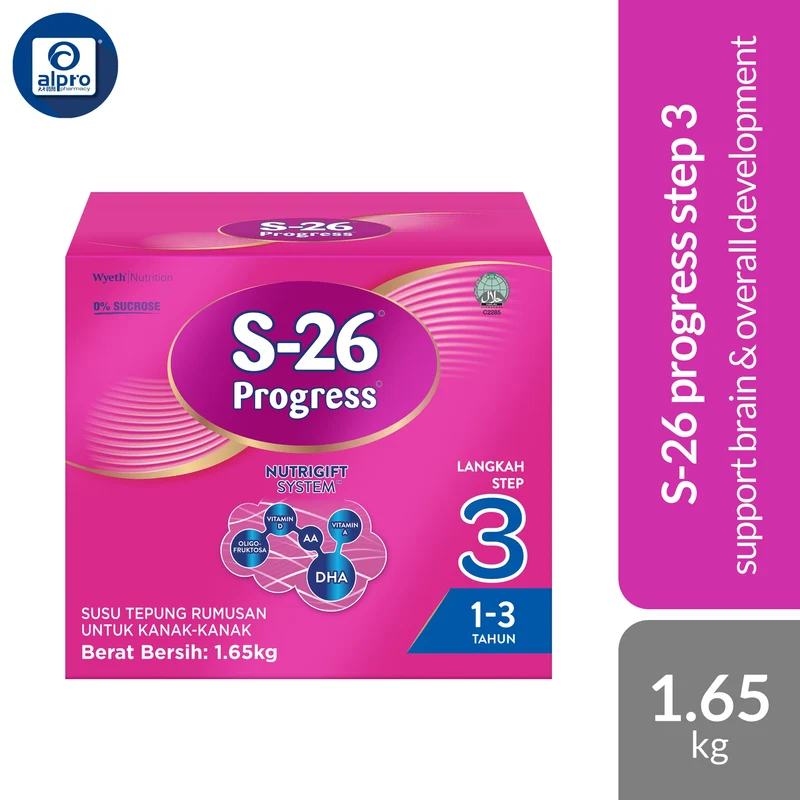 Wyeth S-26 Progress Step 3 1.65kg | Support Brain & Overall Development