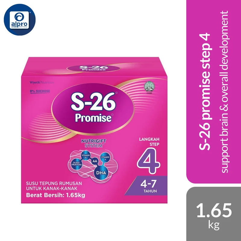 Wyeth S-26 Promise Step 4 1.65kg | Support Brain & Overall Development
