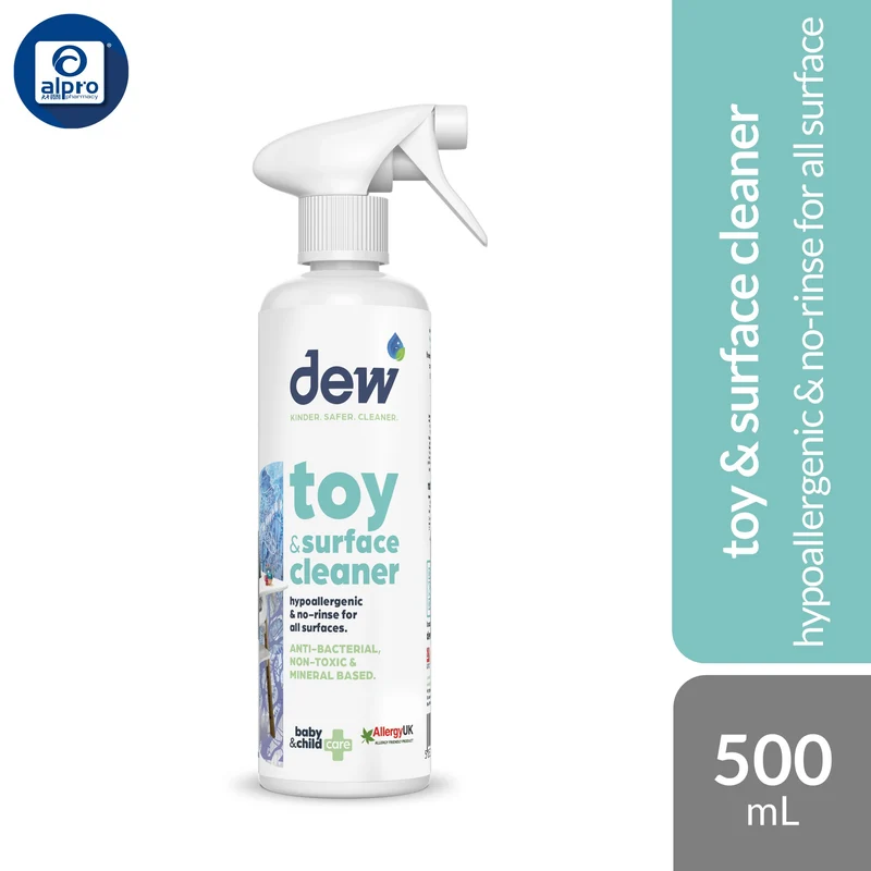 Dew Toy & Surface Cleaner 500mL | Hypoallergenic & No-Rinse For All Surface