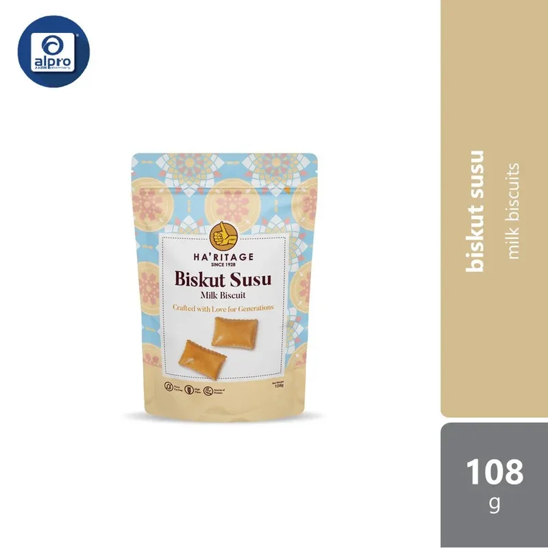 Ha'ritage Biskut Susu 108g | Mild Milk Taste