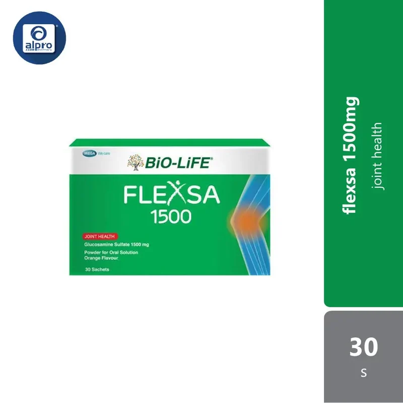Bio-Life Flexsa 1500mg 30s | Orange Flavour