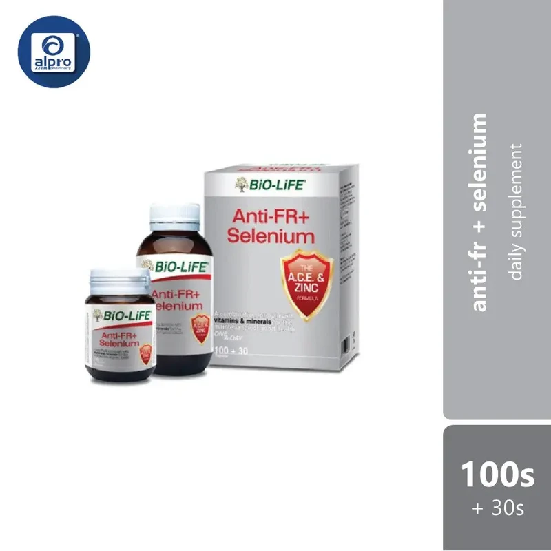 Bio-Life Anti-Fr+Selenium 100s W/30s | Wide Range Nutrients