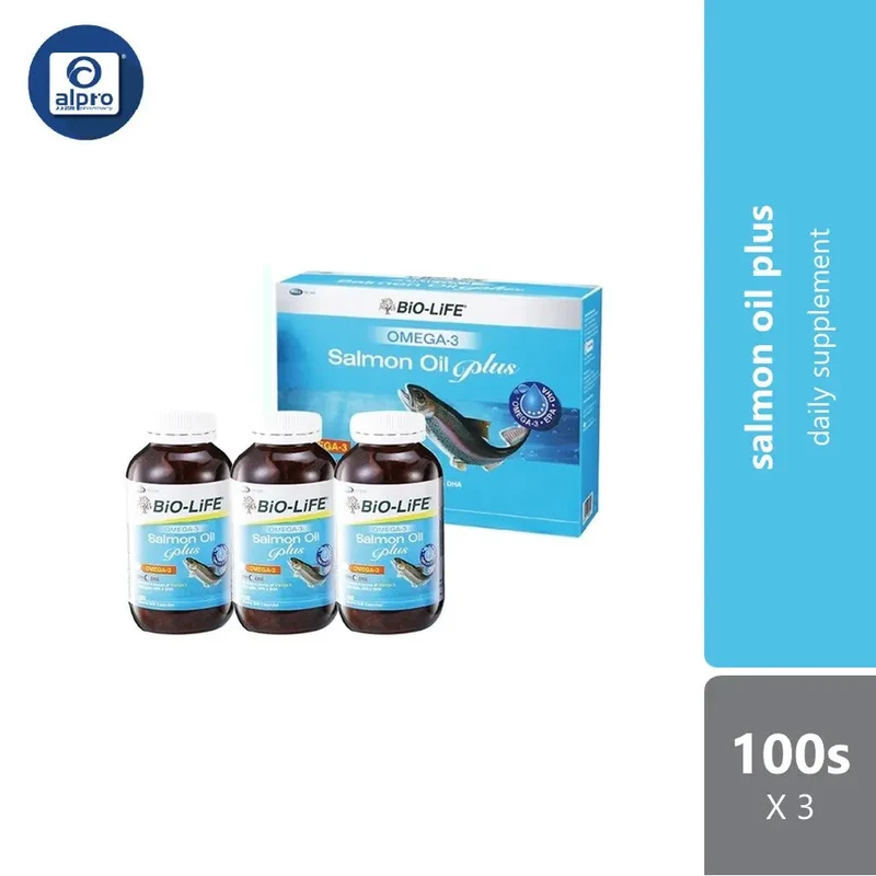 Bio-Life Salmon Oil Plus 3x100s | Optimal Health