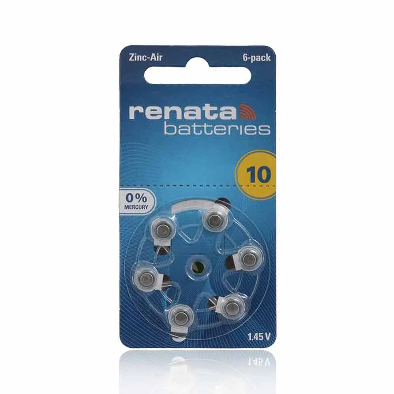 Zinc Air-10 Battery Set 6'S
