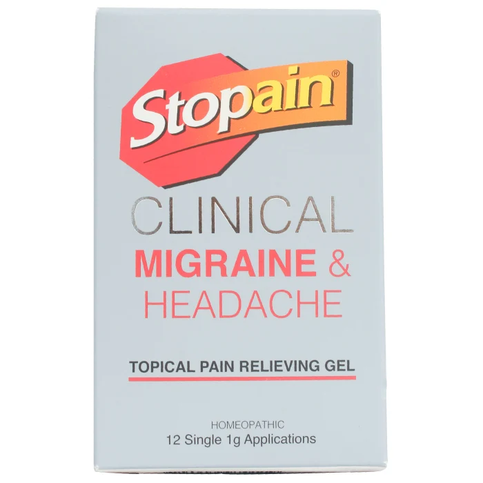 Stopain Clinical Migraine & Headache Gel 12x1g