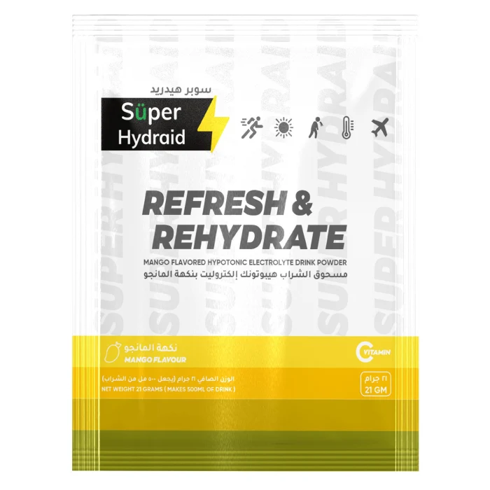 Super Hydraid Refresh&Rehydrate Mango Flavoured Sachets 10x21g