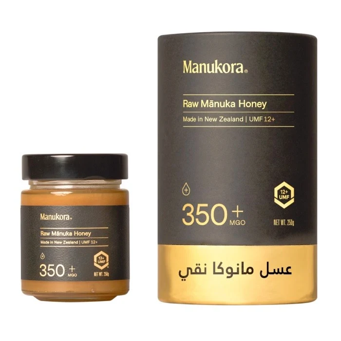 Manukora Raw Manuka Honey 350+mgo 250g