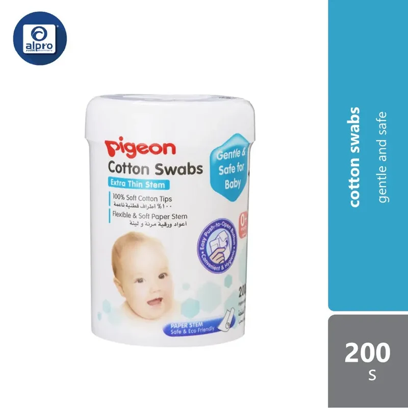 Pigeon Cotton Swab 200s | Gentle and Safe