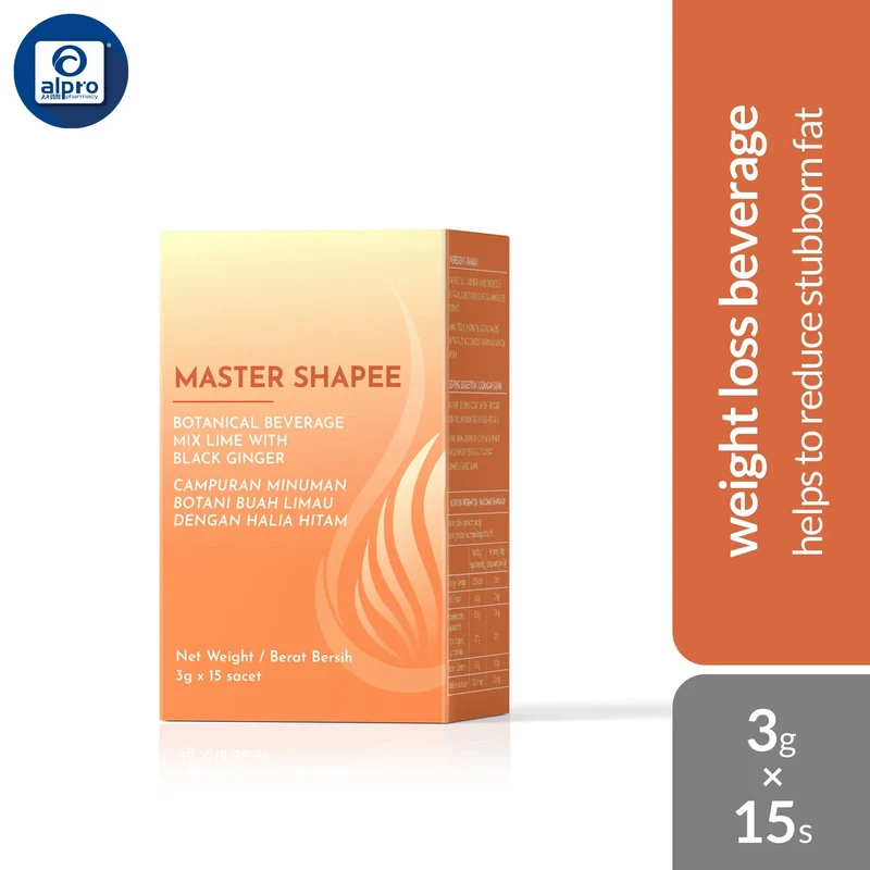 Master Shapee 3g ×15 Sachets | Helps to Reduce Stubborn Fat