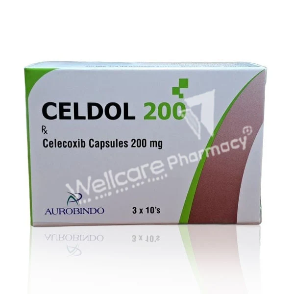 Celdol 200mg capsules 30'S