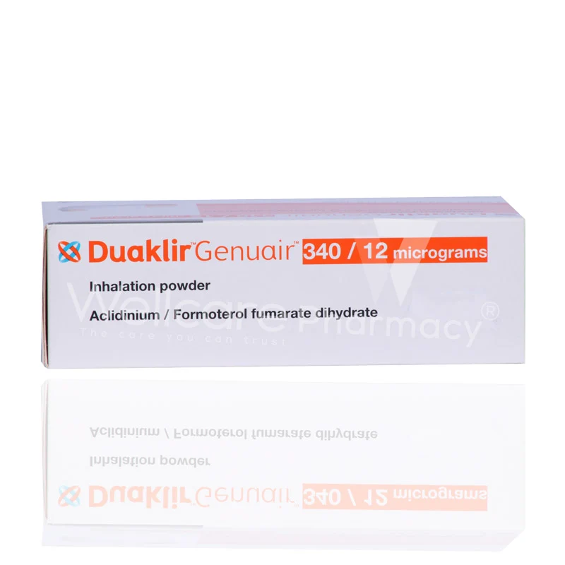 Duaklir Genuair 340/12mcg Inhalation Powder 60 Doses