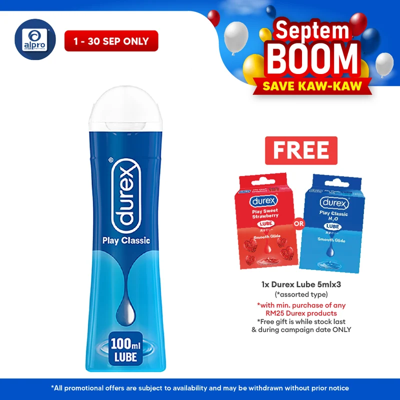 Durex Play Classic Pleasure Gel 100ml | Water-Based Lube