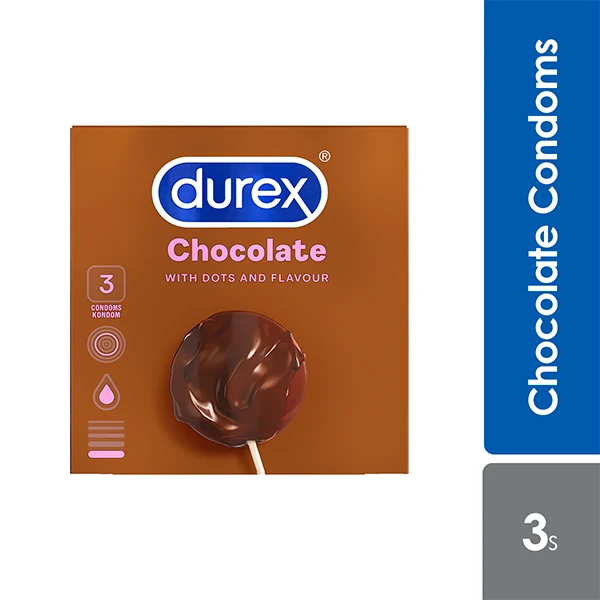 Durex Chocolate 3s | Dotted Condoms