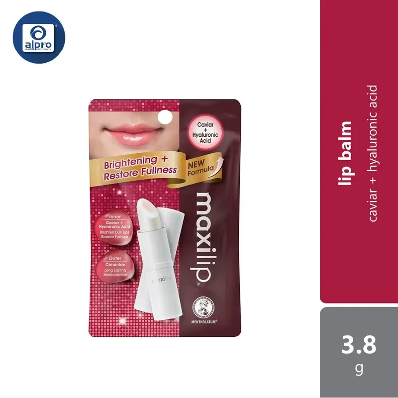 Mentholatum Maxi Lip Caviar + Hyaluronic 3.8g | Double Layer