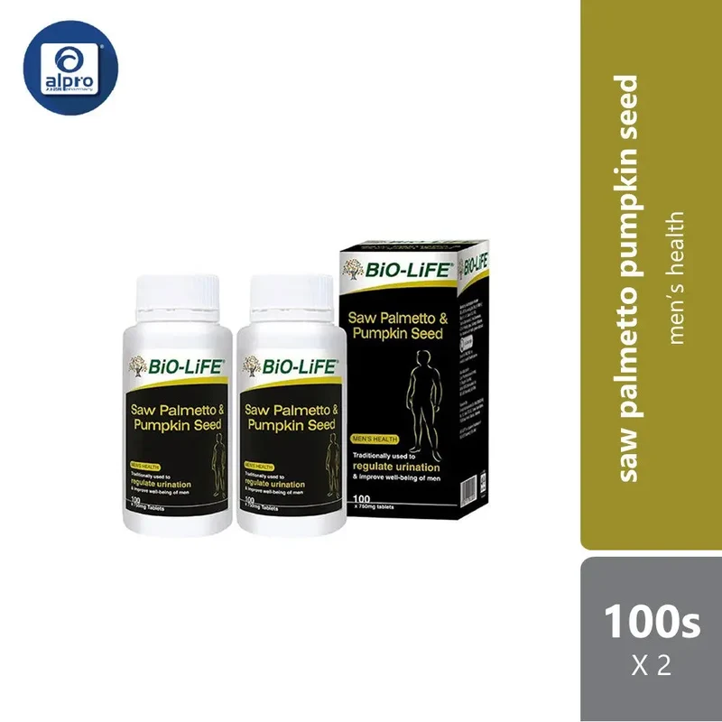 Bio-Life Saw Palmetto 2x100s W/100s | Herbal Formulation