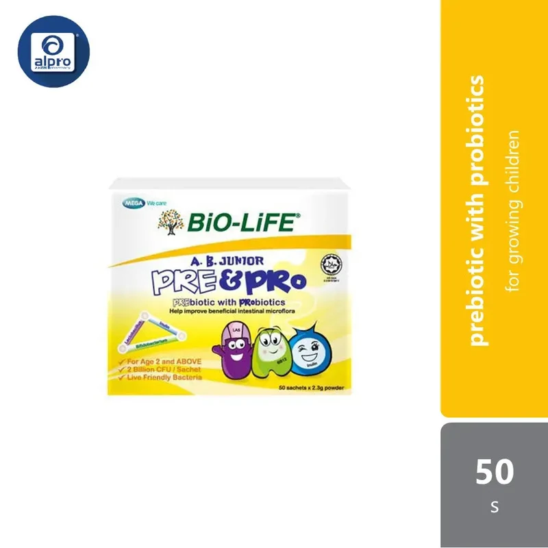 Bio-Life A.B.Junior Pre&Pro 50x2.3g | Prebiotic