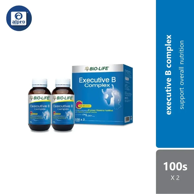 Bio-Life Executive B Complex 2x100s | Nutritional Needs