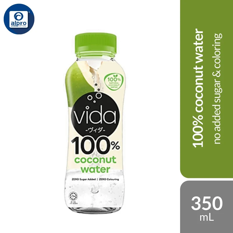 Vida 100% Coconut Water 350mL 1s | No Added Sugar & Coloring
