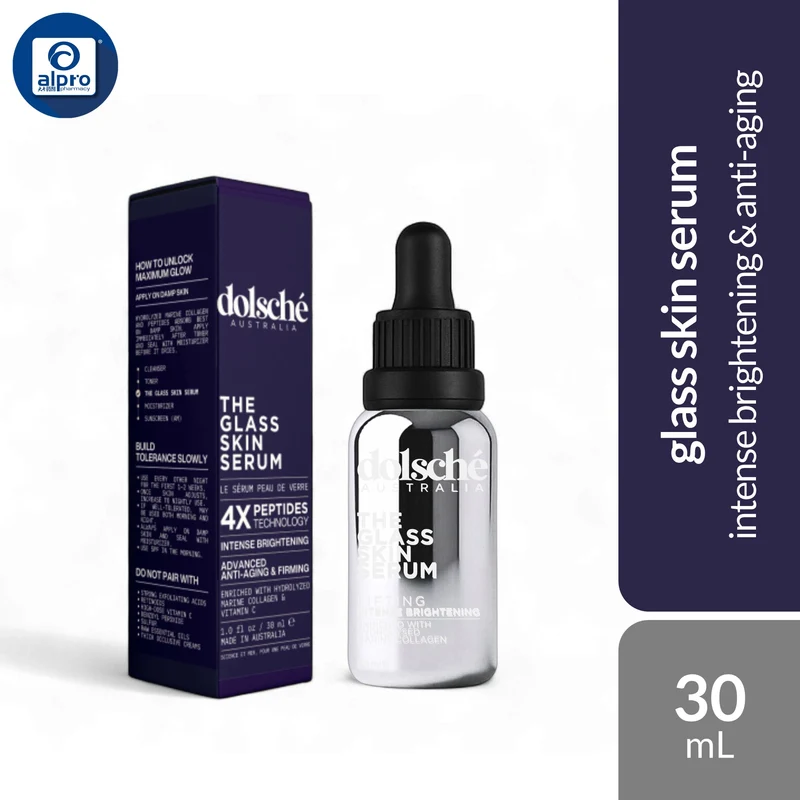 Dolsché The Glass Skin Serum 30mL | Intense Brightening & Anti-Aging
