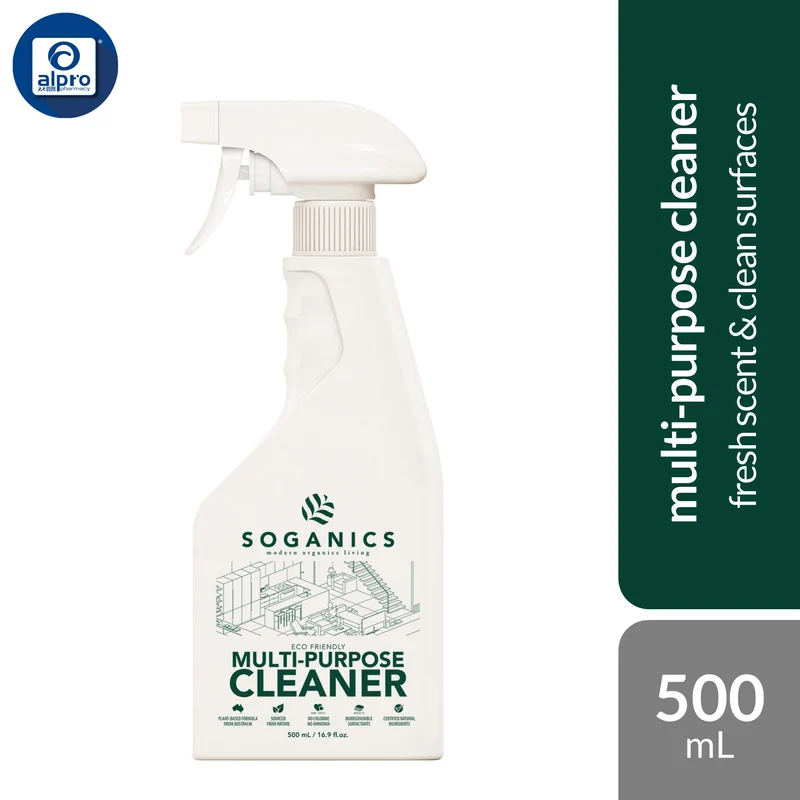 SOGANICS Multi-Purpose Cleaner 500mL | Fresh Scent & Clean Surfaces