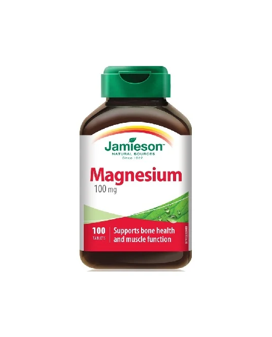 Jamieson Magnesium 100mg Tablets 100'S
