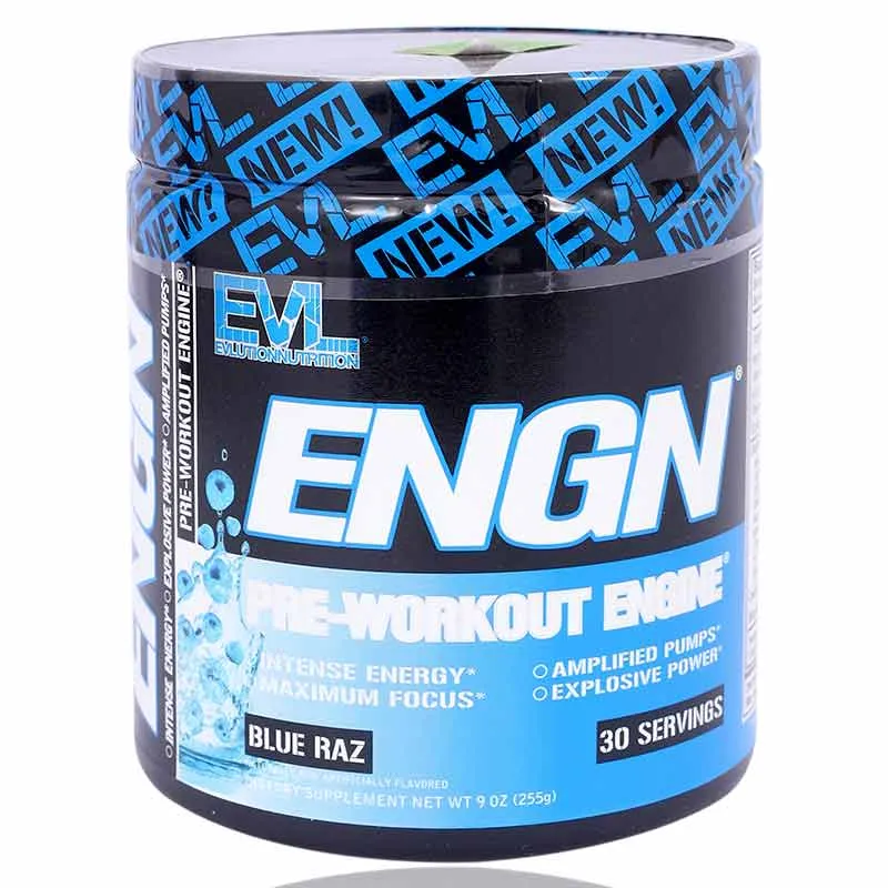 Evl Engn Pre-Workout Engine Blue Raz 255g