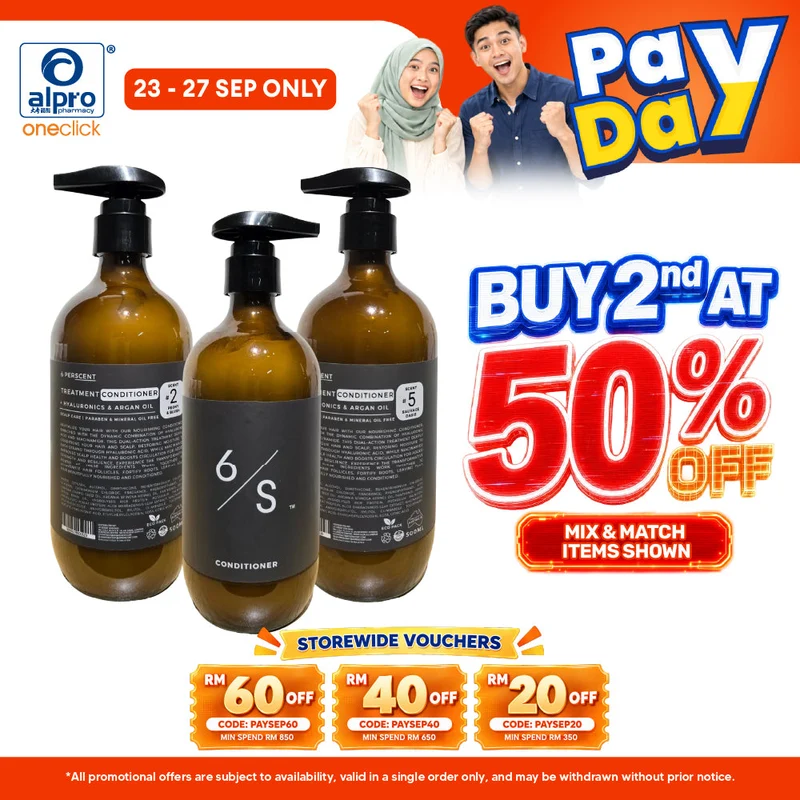 6/S Treatment Conditioner – (#2 Peony & Blush / #5 Sauvage Oasis Scent) | Premium Treatment for Scalp & Hair