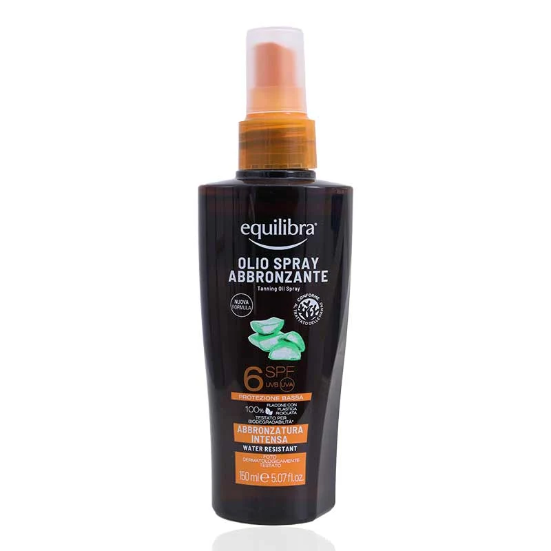 Equilibra Sun Tanning Oil Spray Spf6 150ml